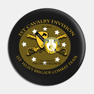 1st Heavy Brigade Combat Team - 1st Cav Div - 1st Sqdrn - 7th Cav V2 Pin