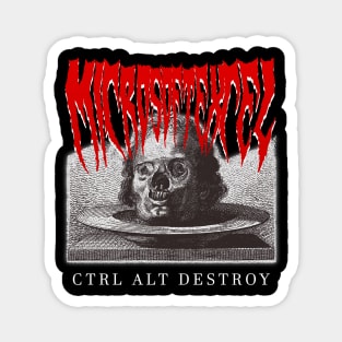 Office Worker Death Metal (CTRL ALT DESTROY) Magnet