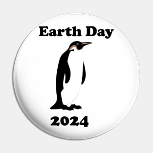 Earth Day Penguin 2024 Pin