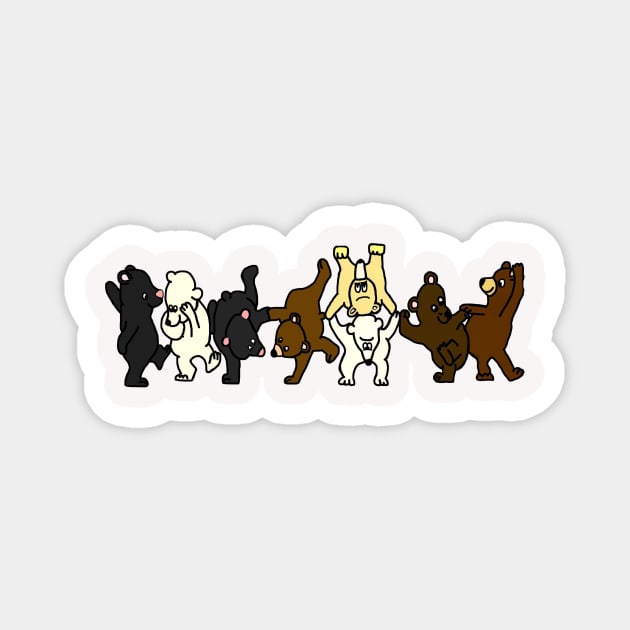 Dancing Bears Magnet by imphavok