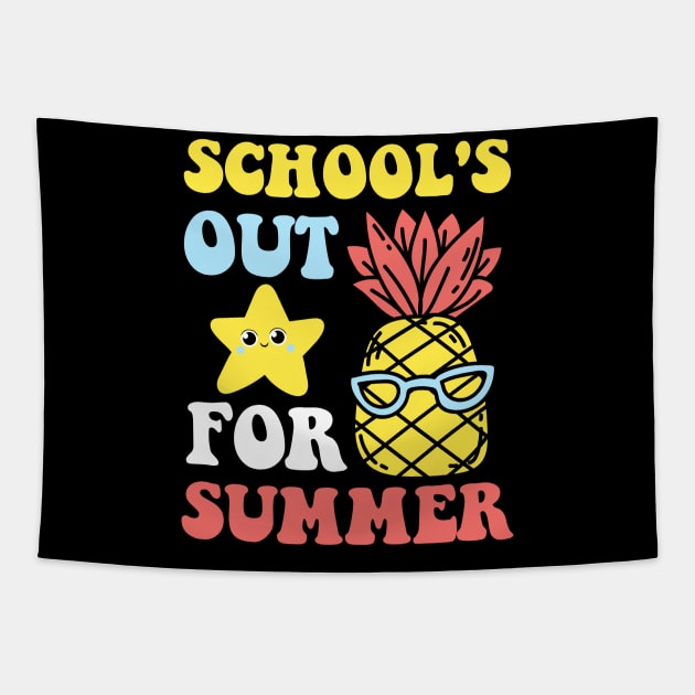 Schools out for summer Tapestry by TeeGuarantee