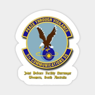Vintage 5th Joint Defense Space Communications Squadron Magnet
