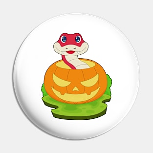 Snake Halloween Pumpkin Pin