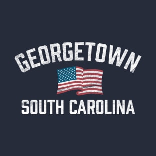 Georgetown South Carolina SC USA Flag Patriotic T-Shirt