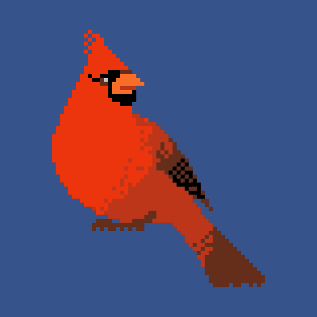 8-bit Cardinal by saradaboru