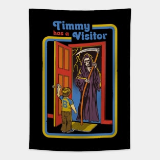 Timmy has a Visitor Tapestry