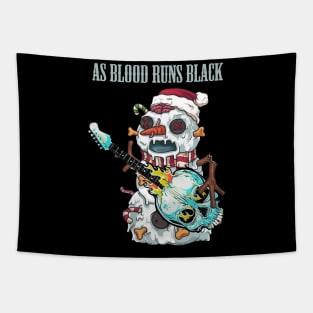 AS BLOOD RUNS BLACK BAND XMAS Tapestry