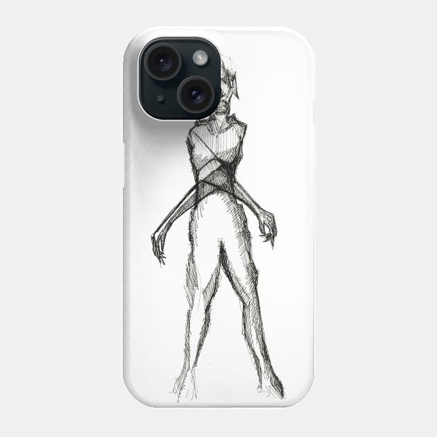 Raging - Illustration Art Phone Case by Ambient Abstract