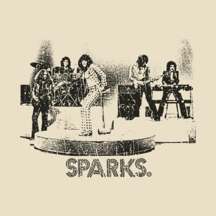 VINTAGE RETRO STYLE -Sparks ROck 60s T-Shirt