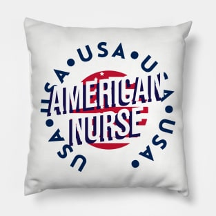 American Nurse - 4th Of July Pillow