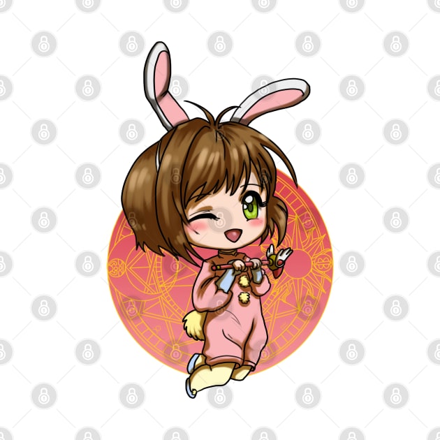 sakura bunny by ekkimu