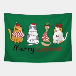 Merry Catmas - Ugly Christmas Tapestry