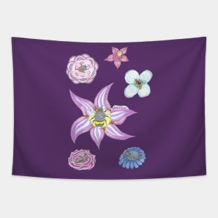 Flowers and Insects Tapestry