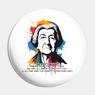 Golda Meir Pin