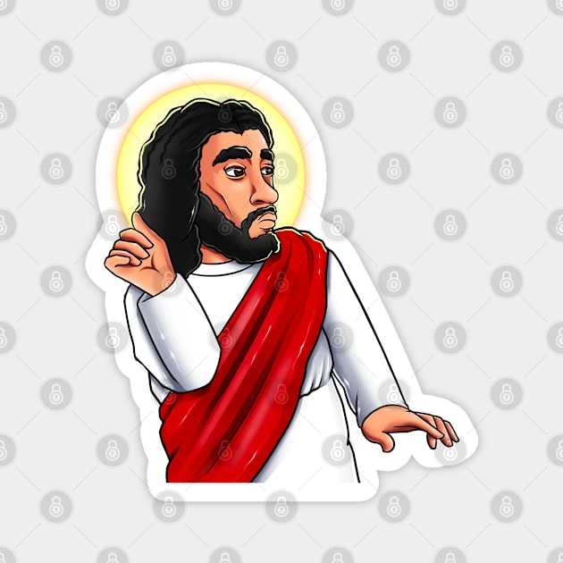 Chill Jesus Magnet by 9yctoonz