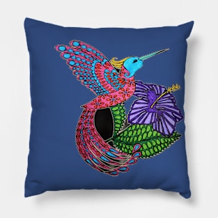 Wings of the Hummingbird Pillow