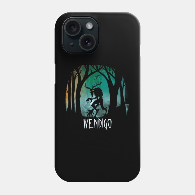 The Wendigo Phone Case by Holly Who Art