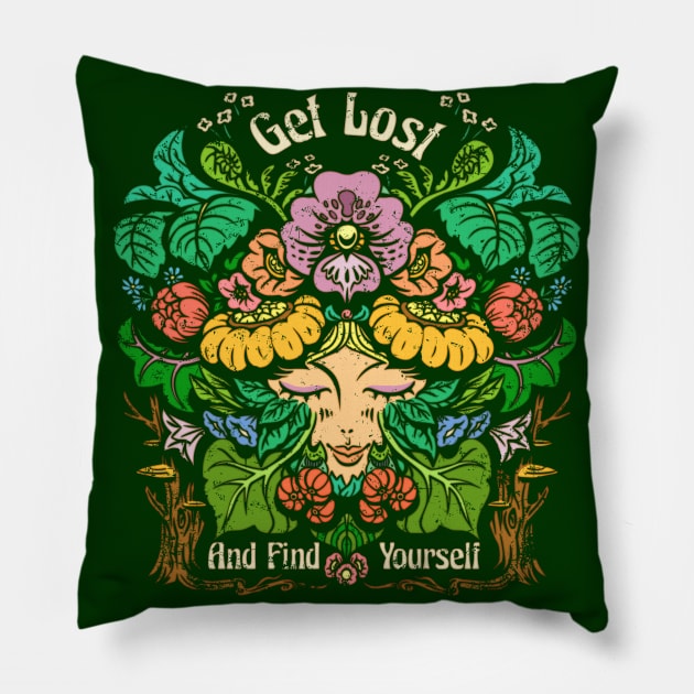 Get Lost Pillow by Marianne Martin