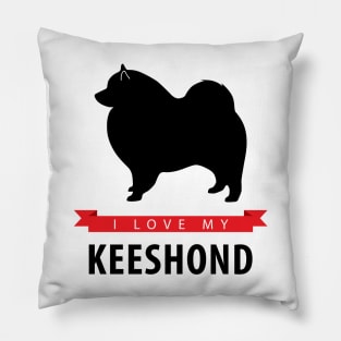 I Love My Keeshond Pillow