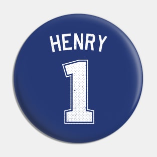 Henry Number One (1) Athletic Sports Jersey Pin