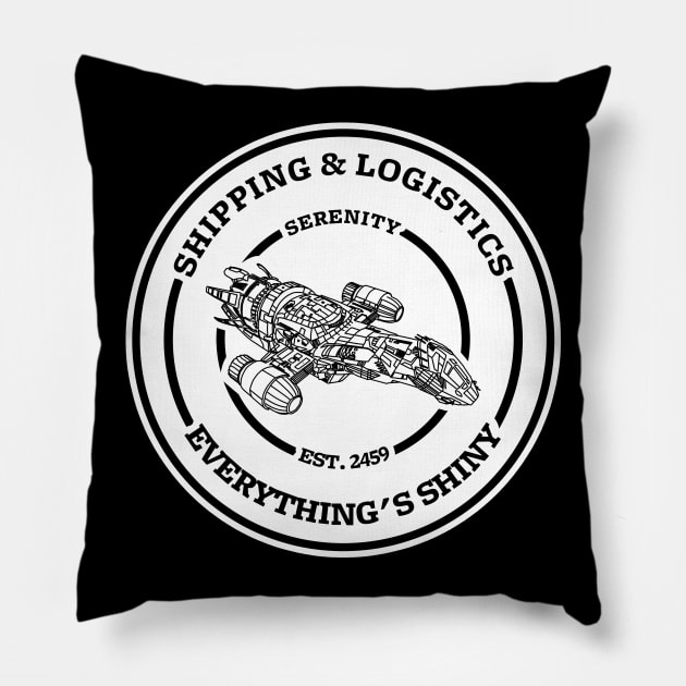 Shipping & Logistics v2 Pillow by Bomdesignz