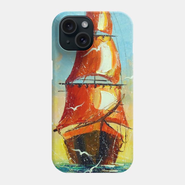 Scarlet sails Phone Case by OLHADARCHUKART