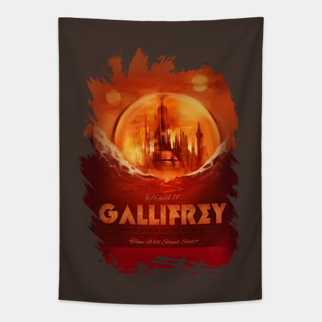 Visit Gallifrey! Tapestry by MeganLara