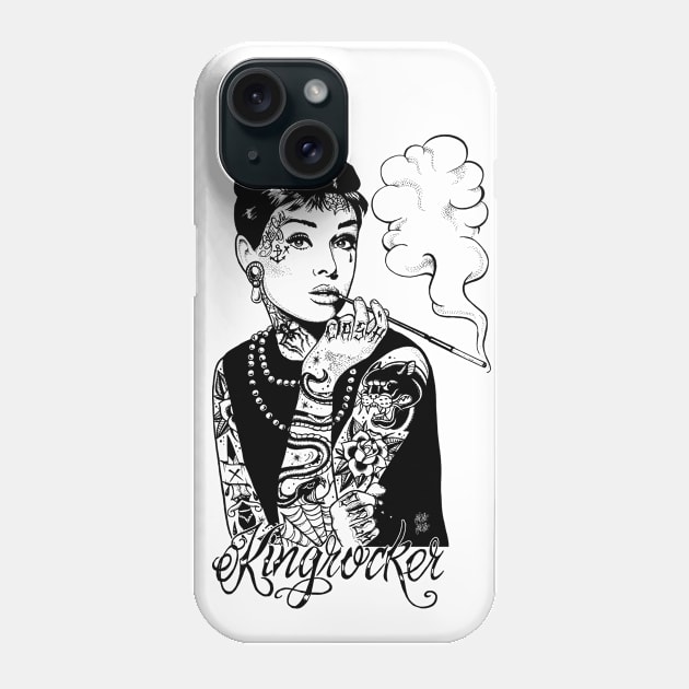 Stay Gold Hepburn Phone Case by Kingrocker Clothing