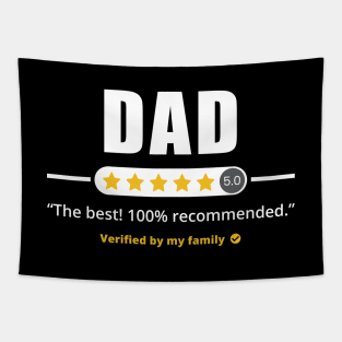 Five Stars Dad Tapestry