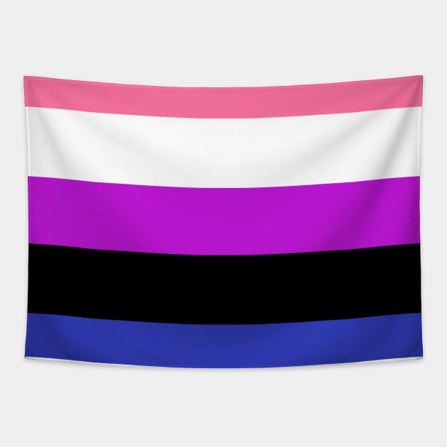 gender fluid pride flag Tapestry by Marissa