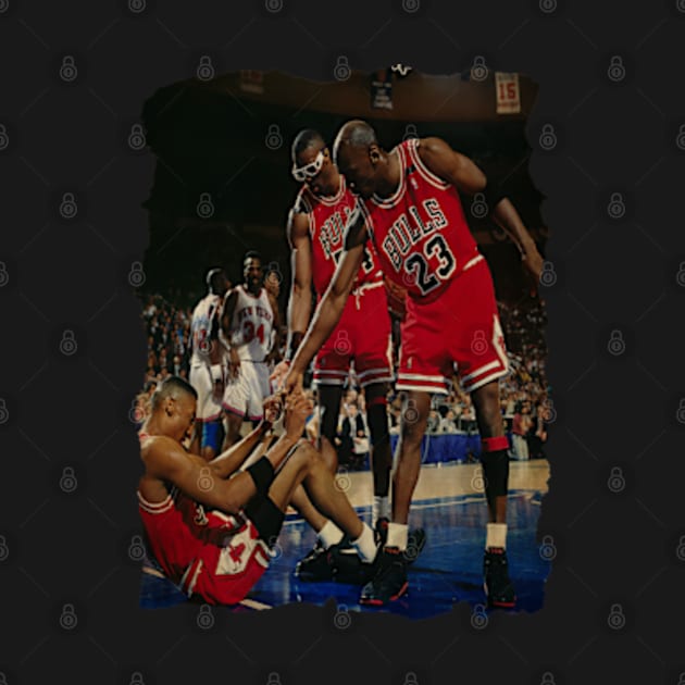 Scottie Pippen , Michael Jordan and Horace Grant by CAH BLUSUKAN