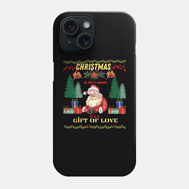 Happy Christmas Phone Case by Jaanu