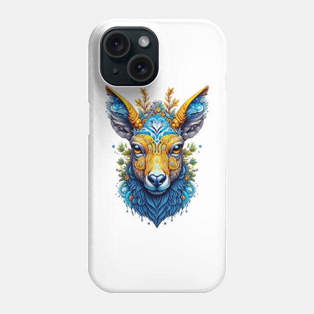 Mythical Deer Phone Case by TinaGraphics