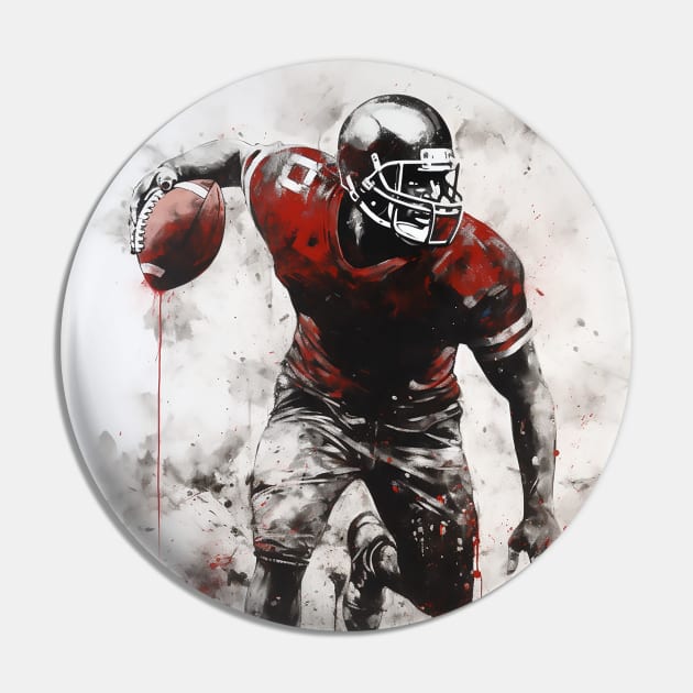 Rebel of American Football Pin by MrsDagger