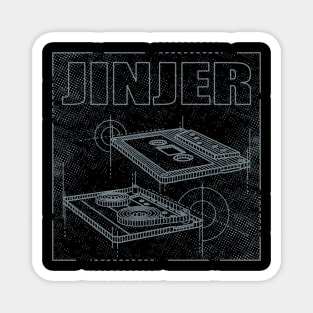 Jinjer - Technical Drawing Magnet