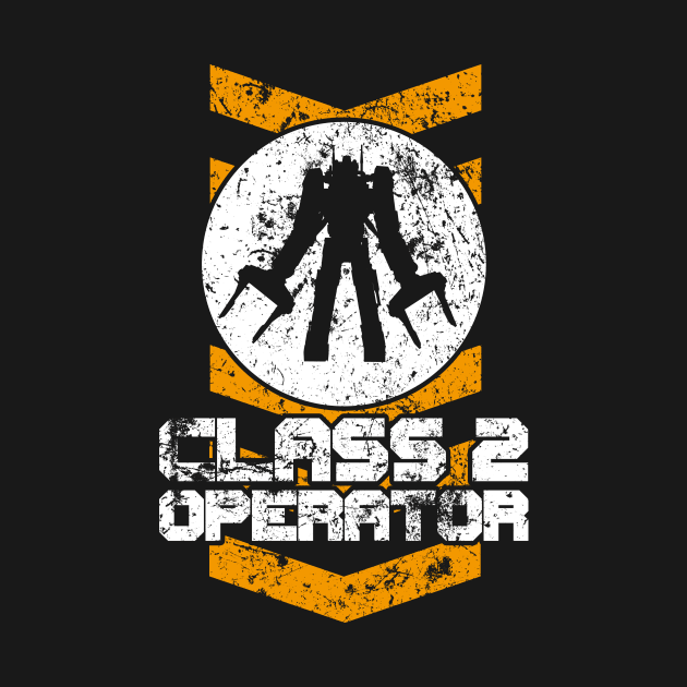 Power Loader Operator Class 2 Rated Aged Print by SimonBreeze