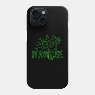 Techno House Music - aokis playhouse green fluo neon edition Phone Case