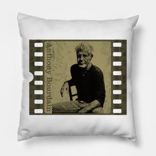 Bourdain-Vintage Film Strip Concept Pillow