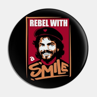 Rebel with a smile Pin