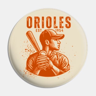 orioles baseball Pin