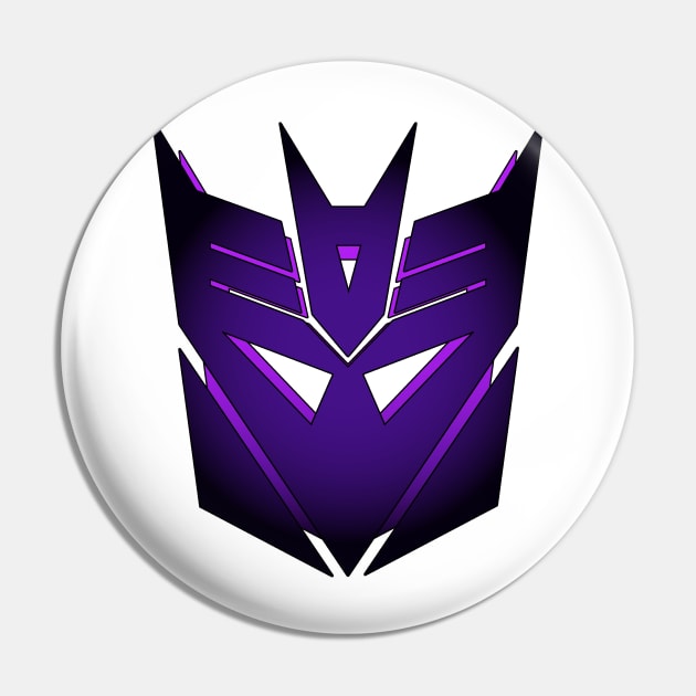 Decepticon Logo / Face Pin by TFPrototype