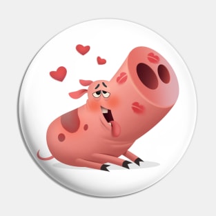 Pig in love Pin