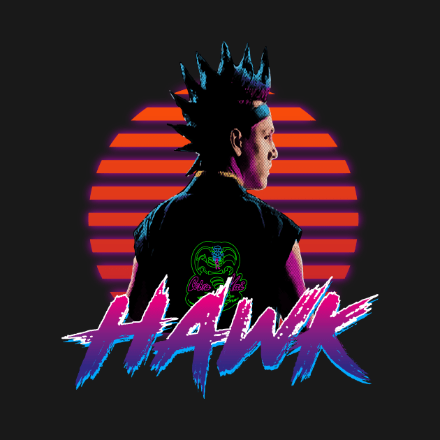 Karate Hawk 80s style by gastaocared