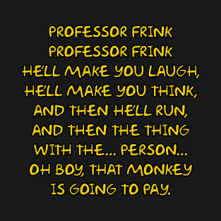 Professor Frink Theme T-Shirt