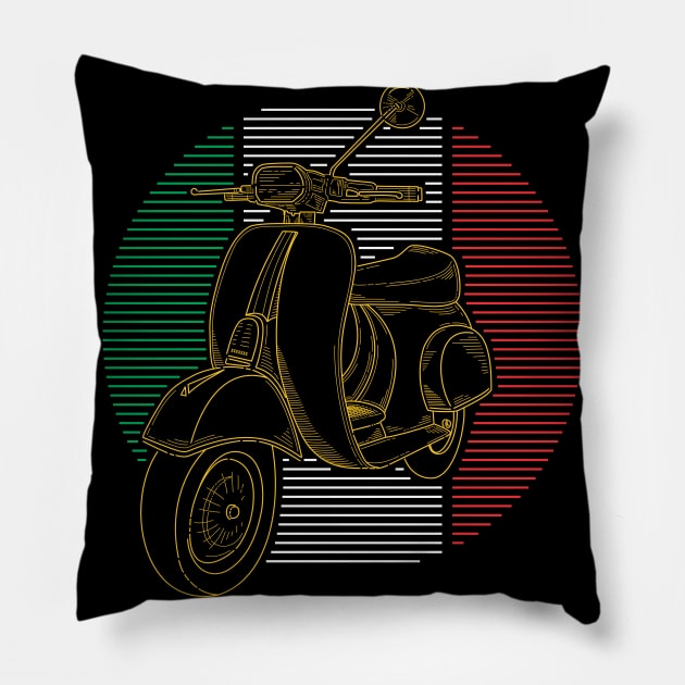 Italian Scooter Pillow by snewen