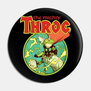 Frog of Thunder  (Black Print) Pin