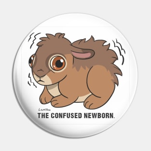 The Confused Newborn - EN - European Hare Pin