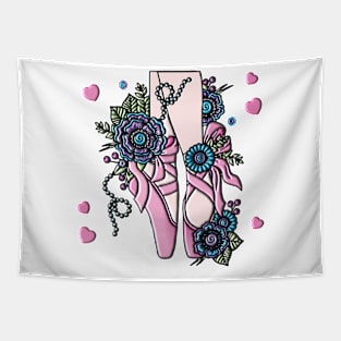 Ballet Shoes Tapestry