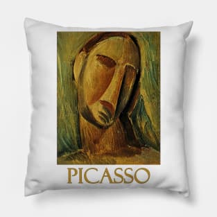 The Head of a Woman (1908) by Pablo Picasso Pillow