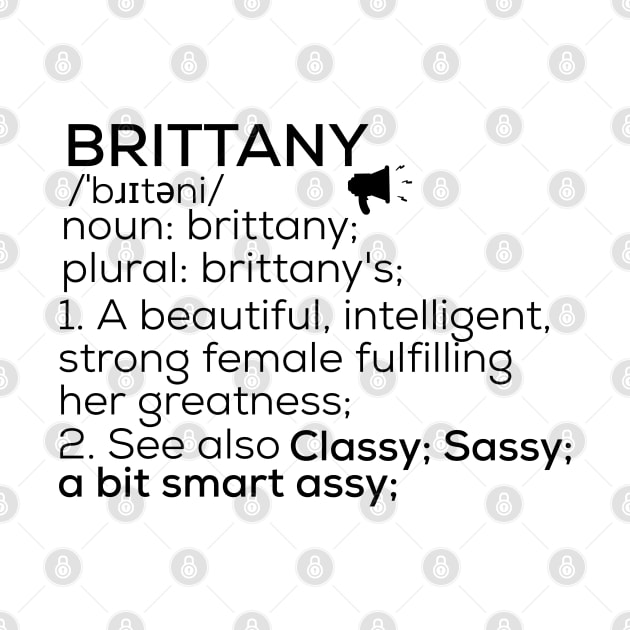 Brittany Name Definition Brittany Female Name by TeeLogic